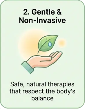 Gentle & Non-Invasive