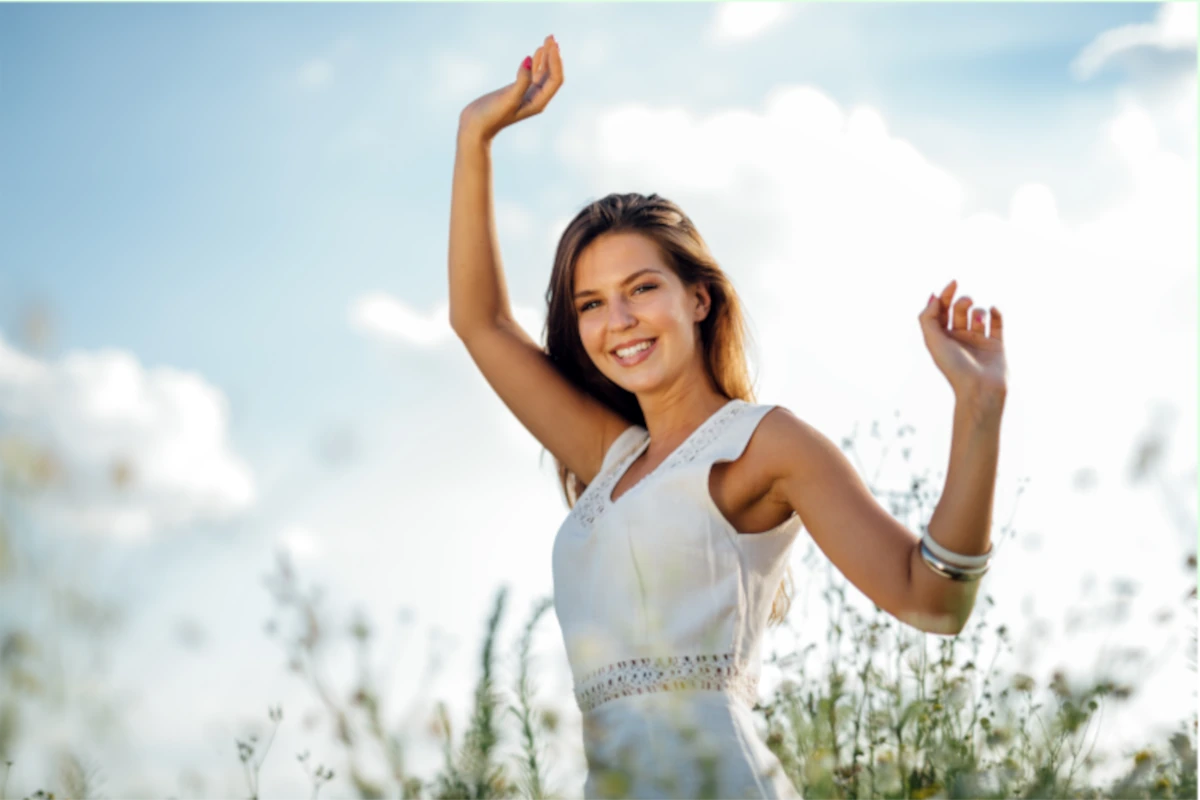 Happy Women after Allergy Remedies Happy Women after Allergy Remedies